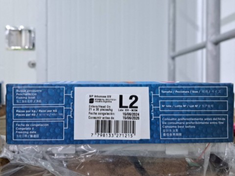 Argentine shrimp frozen on board, fresh and premium quality from AzzurroSeafood